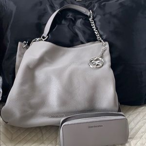 Michael Kors purse with matching wallet